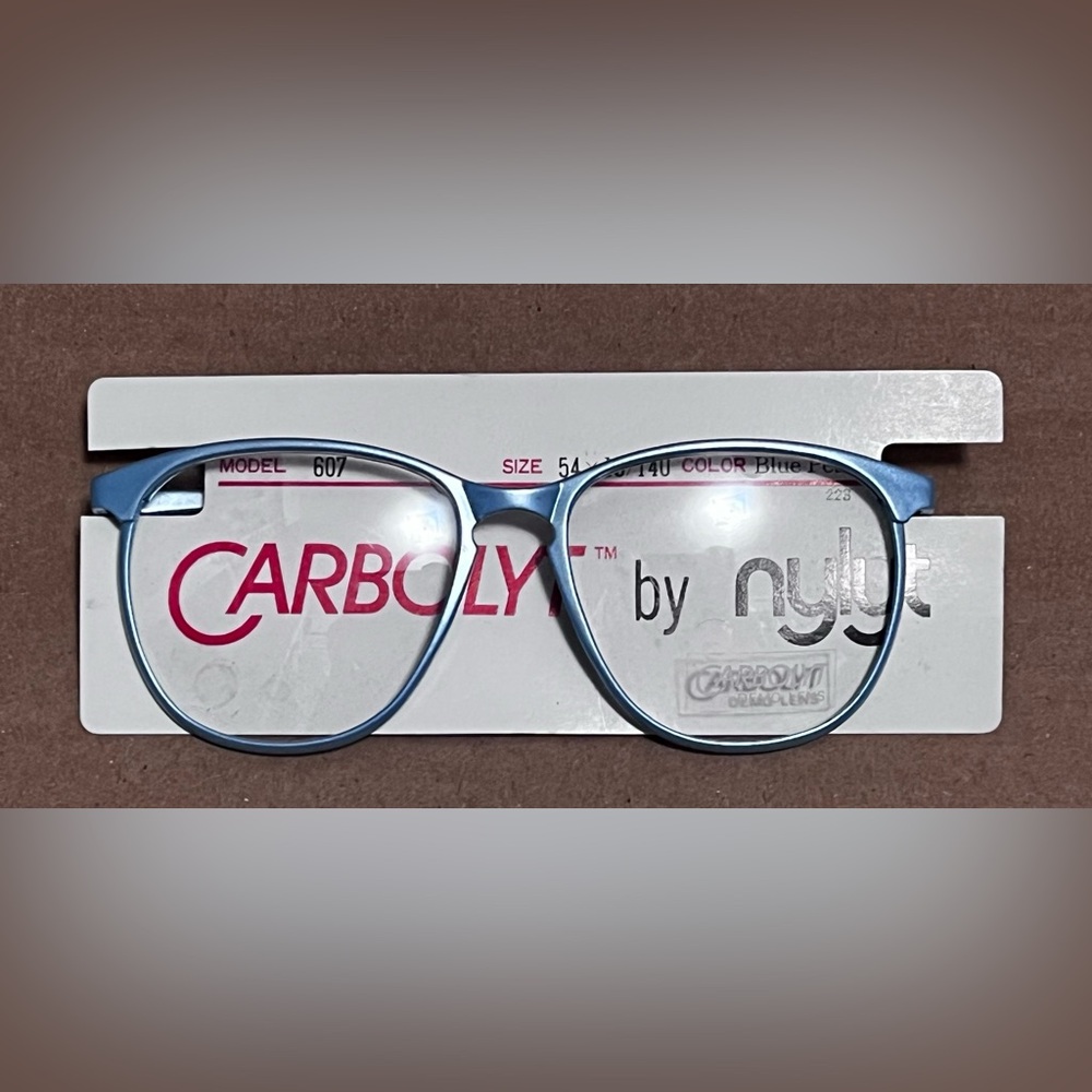 Vintage NEW Carbolyt by Nylyt Eyeglass Frames 607 Made in Japan